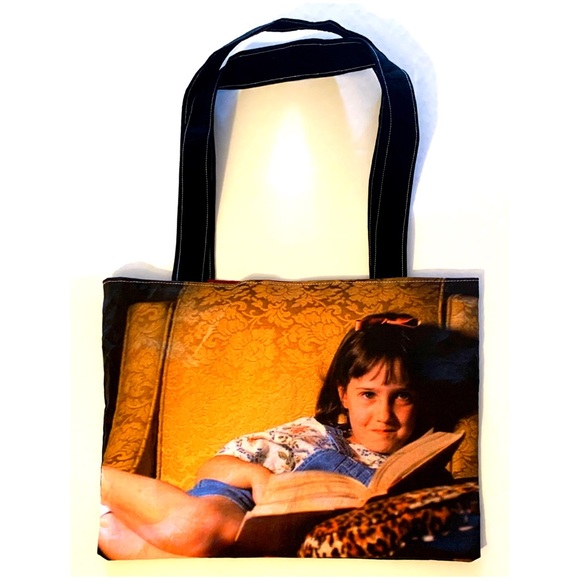 90’s favorite Matilda Movie fabric tote bag purse - Picture 1 of 3